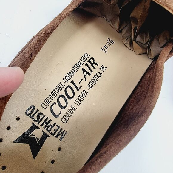 Mephisto Mens Alexis Brown Suede Loafers Size 10.5 Medium (D, M) - Picture 11 of 13